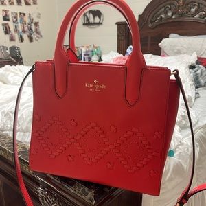 ~ red kate spade bag